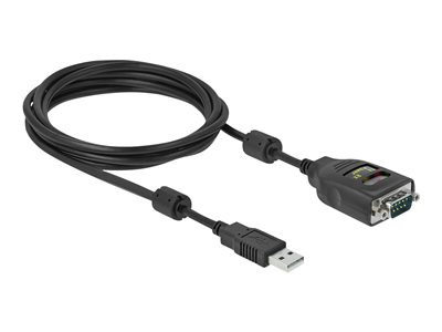 DELOCK Adapter USB 2.0 Typ-A zu Seriell Kabel & Adapter