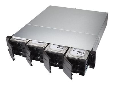 QNAP TS-h1283XU-RP NAS server 12 bays rack-mountable SATA 6Gb/s 