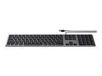 Satechi Aluminum Wired  Tastatur Saks Kabling Engelsk