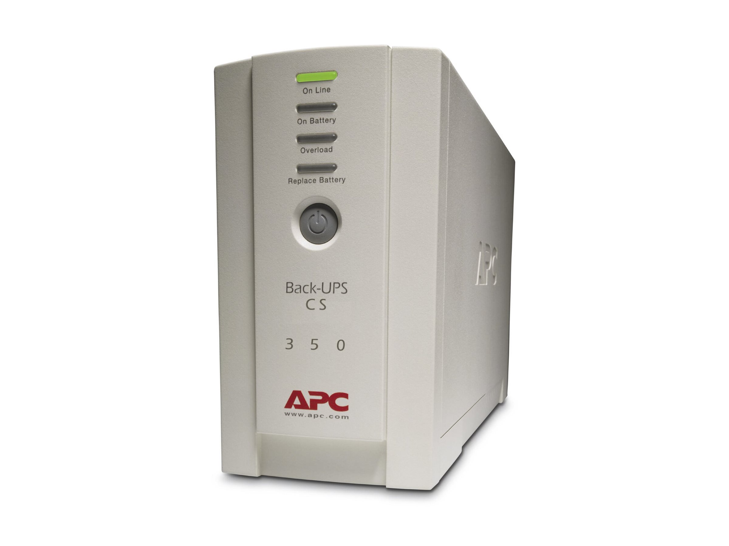 APC Back-UPS CS 350VA  230V Interface Port DB-9 RS-232 USB