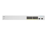 Cisco Business 220 Series CBS220-16P-2G - switch - 18 ports - smart - rack-mountable