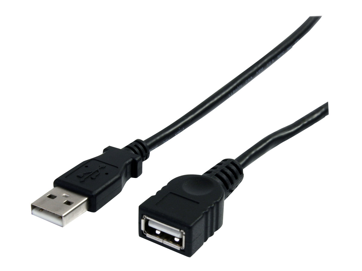 StarTech.com 10 ft Black USB 2.0 Extension Cable A to A - 10ft USB 2.0 Extension Cable - 10ft USB male female Cable (USBEXTAA10BK) - prodlužovací šňůra USB - USB do USB - 3 m – foto 2