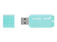 GOODRAM UME3 CARE 64GB USB 3.0 Blå