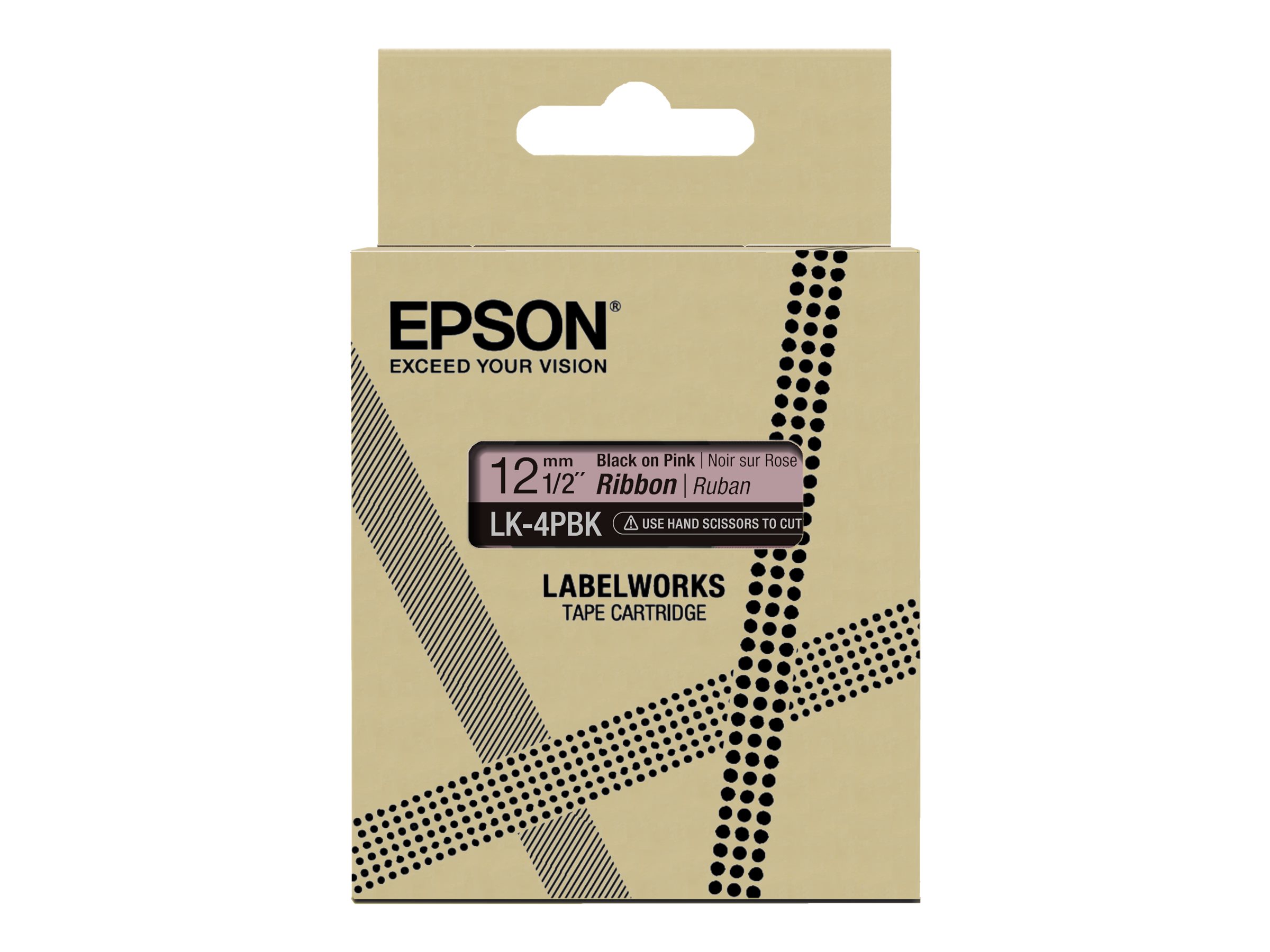 EPSON Label Cartridge Satin Ribbon LK-4P