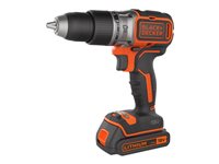BLACK+DECKER - Hammerbor - ledningfri - 2-hastigheders 13 mm - 52 N·m - 18 V