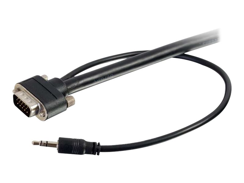 C2G 6ft Select VGA + 3.5mm Stereo Audio A/V Cable M/M