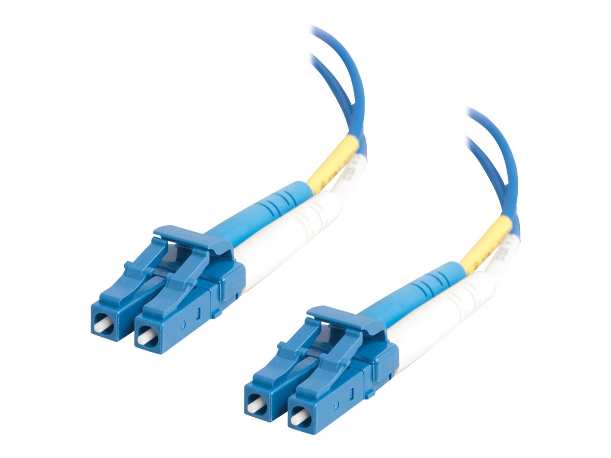 C2G 2m LC-LC 9/125 Duplex Single Mode OS2 Fiber Cable - Plenum CMP-Rated - Blue - 6ft - patch cable - 2 m - blue