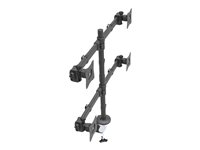 StarTech.com Desk Mount Quad Monitor Arm, Ergonomic VESA 4 Monitor