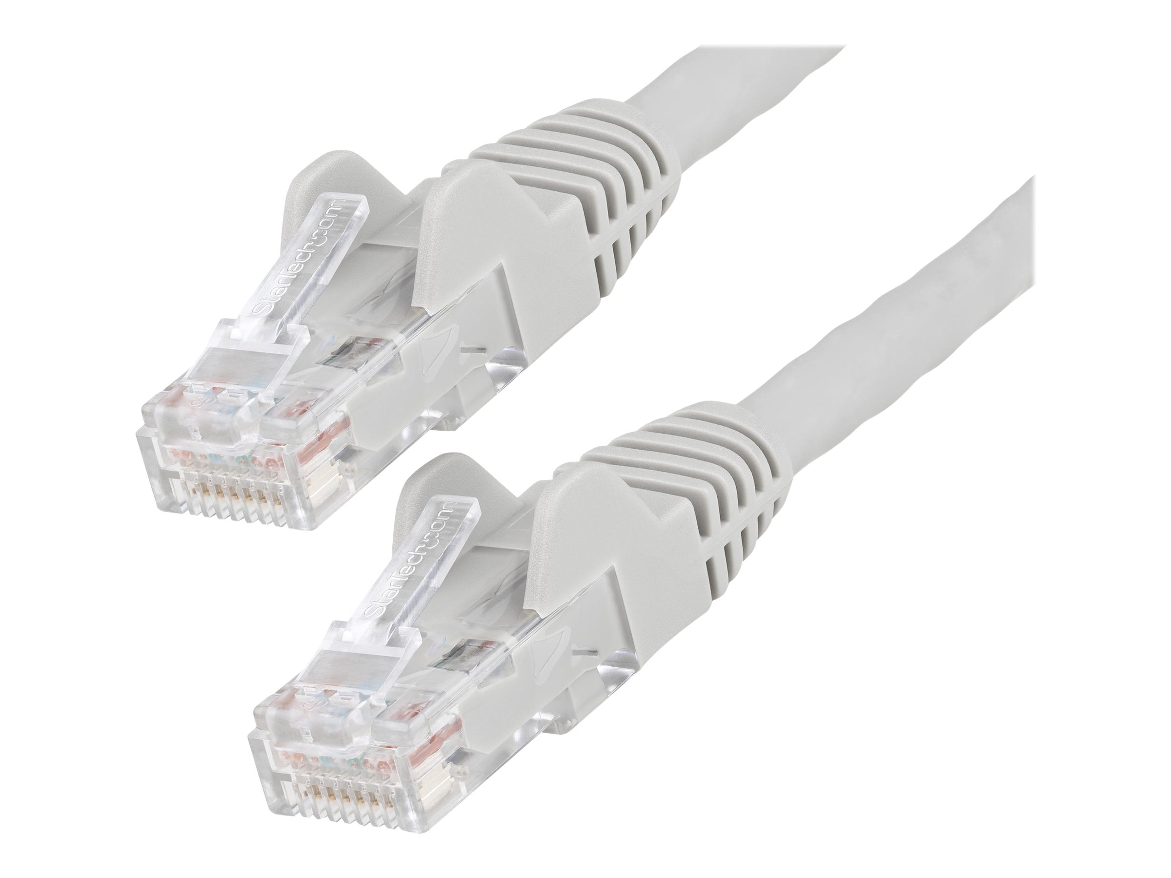 Startech 50ft (15m) LSZH CAT6 Ethernet Cable, 10 Gigabit Snagless RJ45 100W PoE Patch Cord, CAT 6 10GbE UTP Network Cable w/Strain Relief, Gray ETL/Low Smoke Zero Halogen