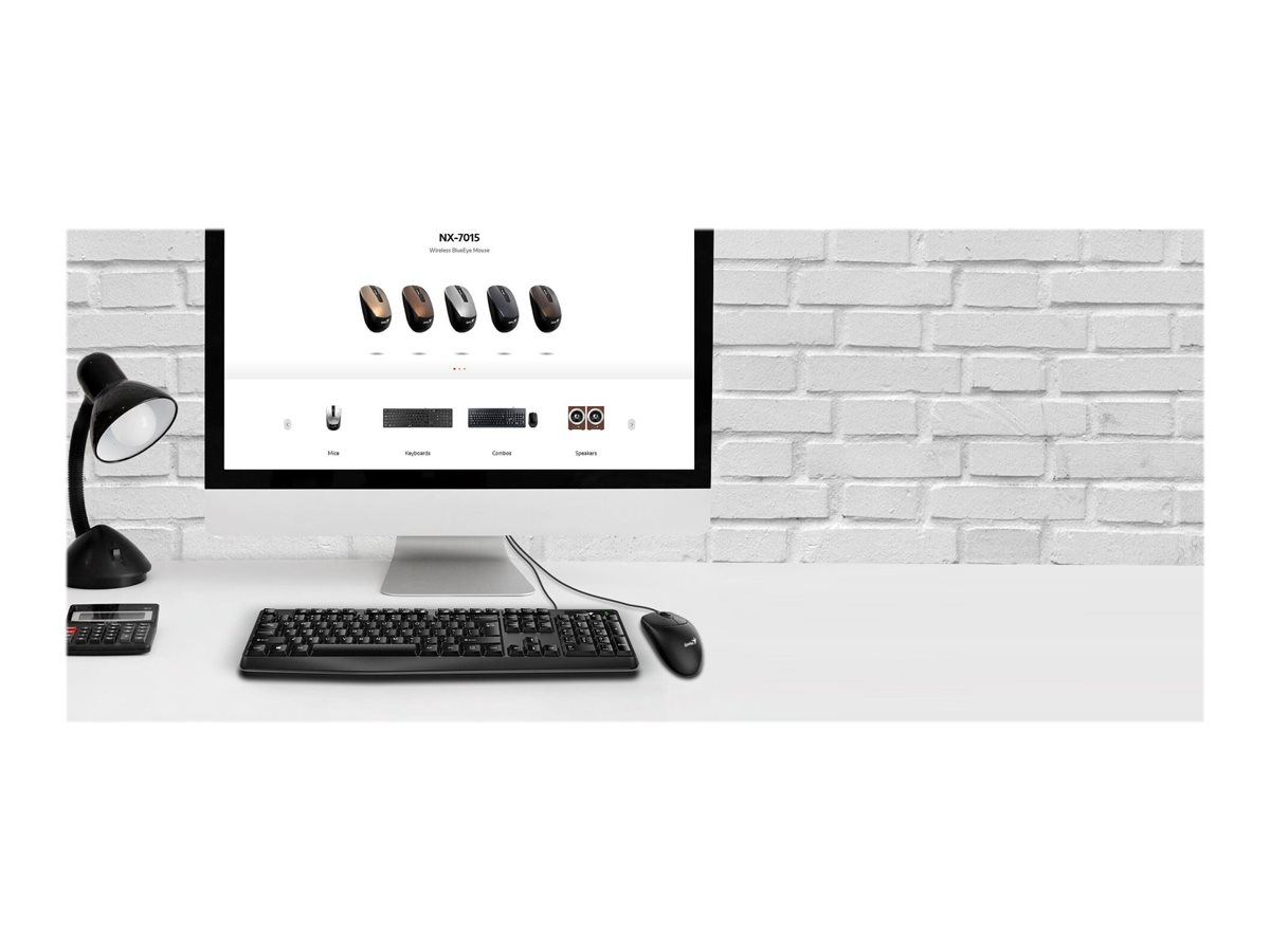 Genius KB-117 keyboard black Input Product shot Right-angle 79700