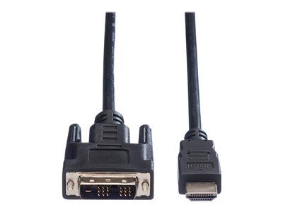 VALUE Kabel DVI 18+1 ST - HDMI ST 2m - 11.99.5522