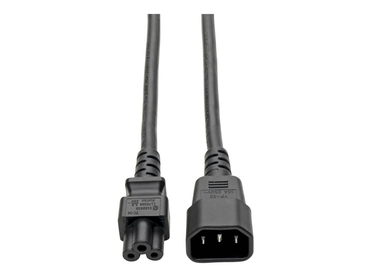 Eaton Tripp Lite Series Laptop Power Adapter Cord, C14 to C5 Adapter