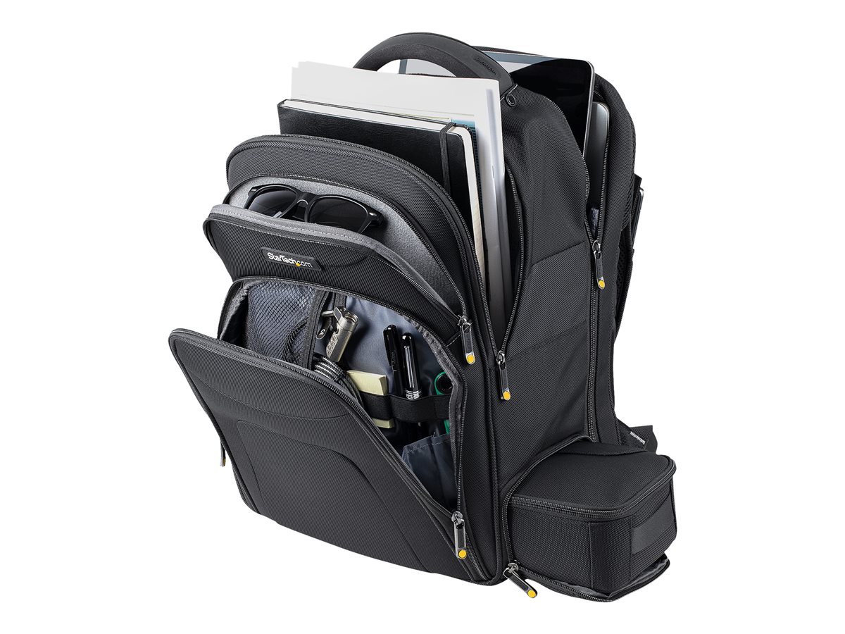 StarTech.com 15.6" Laptop Backpack with Removable Accessory Organizer Case - Professional IT Tech Backpack for Work/Travel/Commute - Ergonomic Computer Bag - Durable Ballistic Nylon - Notebook/Tablet Pockets - batoh na notebook – foto 3