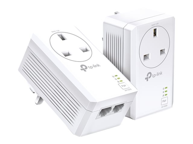 Image of TP-Link TL-PA7027P V1 Starter Kit - powerline adapter kit - wall-pluggable