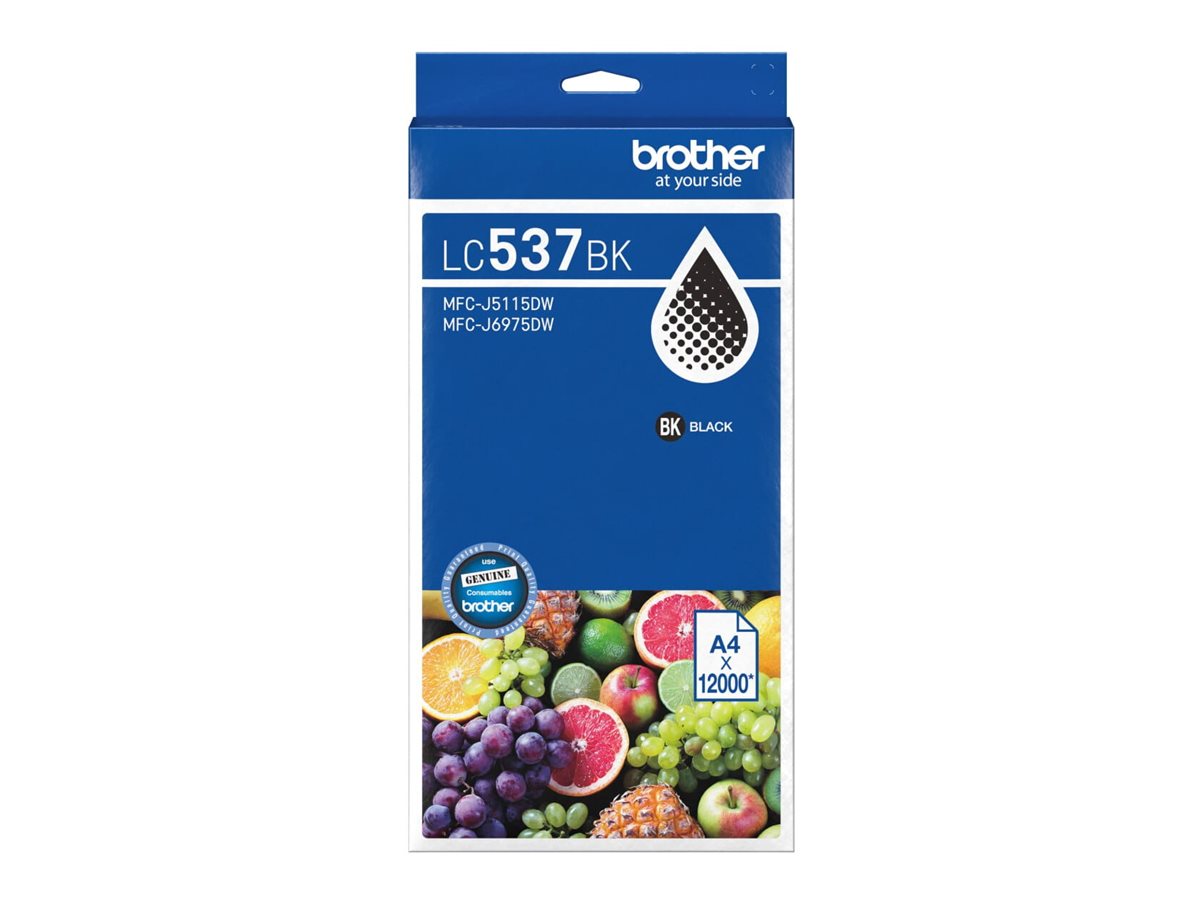 Brother LC537BK, Ultra High Yield, black, original, ink cartridge