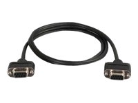 C2G CMG-Rated DB9 Low Profile Cable F-F