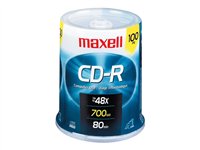 Maxell 100 x CD-R 700 MB (80min) 48x spindle