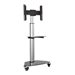 Eaton Tripp Lite Series Premier Rolling TV Cart for 37 to 70 Displays, Black Glass Base and Shelf, Locking Casters