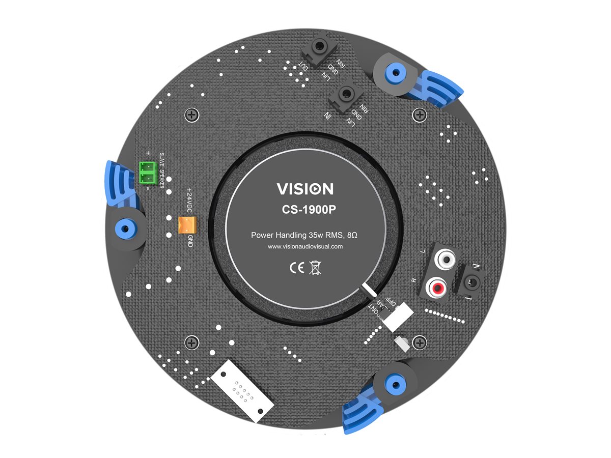 VISION Professional Pair Active 6.5" Ceiling Speakers - LIFETIME WARRANTY – foto 4
