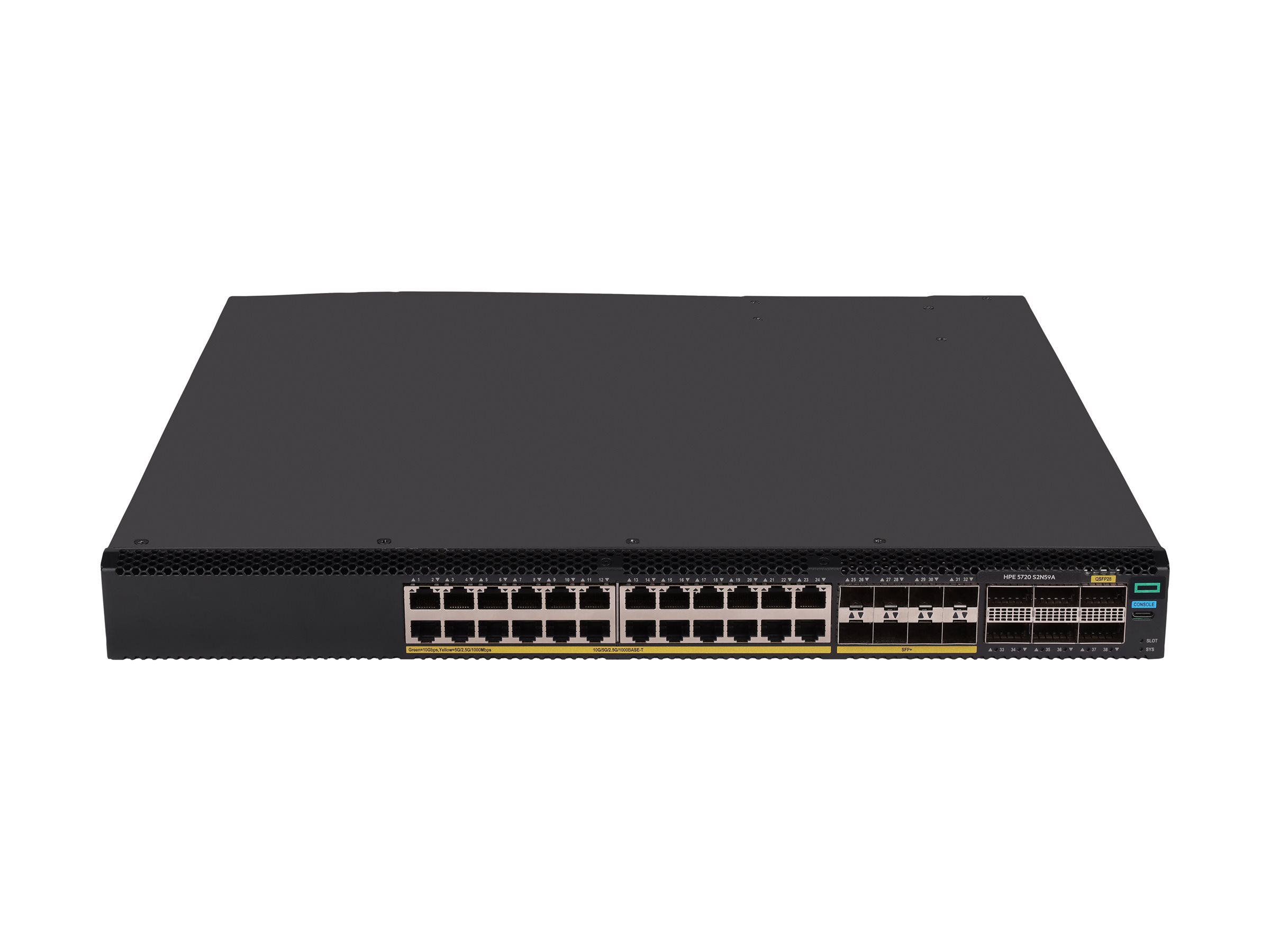 HPE Networking Comware 5720 8p SFP+ 1G/10G 6p QSFP28 100G Switch
