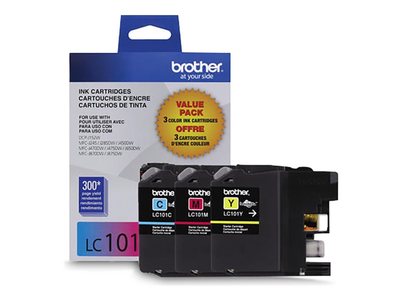 Brother LC101CL - 3-pack