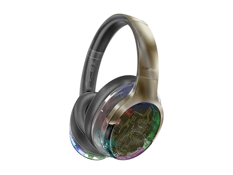 Promate TransTune headphone with mic 3.5 mm Product shot Right-angle 79550