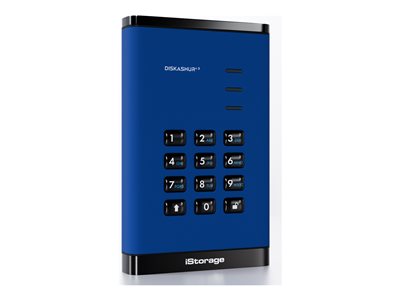 ISTORAGE DISKASHUR3 HDD 4TB BLUE