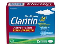 Claritin Allergy + Sinus Extra Strength 24HR - 15s