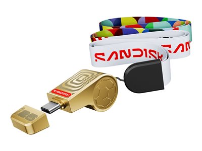 SanDisk - FIFA World Cup 2026 (Gold Edition) clé USB - 128 Go - USB-C 3.2 Gen 1
