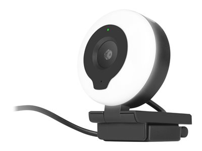 Aluratek LIVE 2K HD Ring Light Webcam with Tripod Webcam color 5 MP 2592 x 1944 2K 