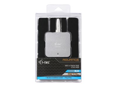 I-TEC U3HUBMETAL402, Kabel & Adapter USB Hubs, I-TEC USB  (BILD1)