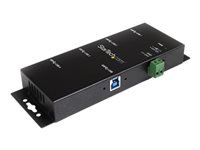 StarTech.com Hub USB 3.0 industriel a 4 ports - Montable