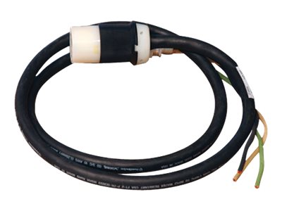 Tripp Lite 40ft Single Phase Whip 208/240V L6-30R for Breakered 3-Phase Distribution Cabinets 40'