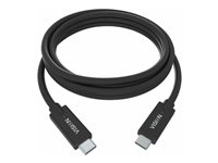 Vision Professional USB 3.1 / Thunderbolt 3 USB Type-C kabel 1m Sort