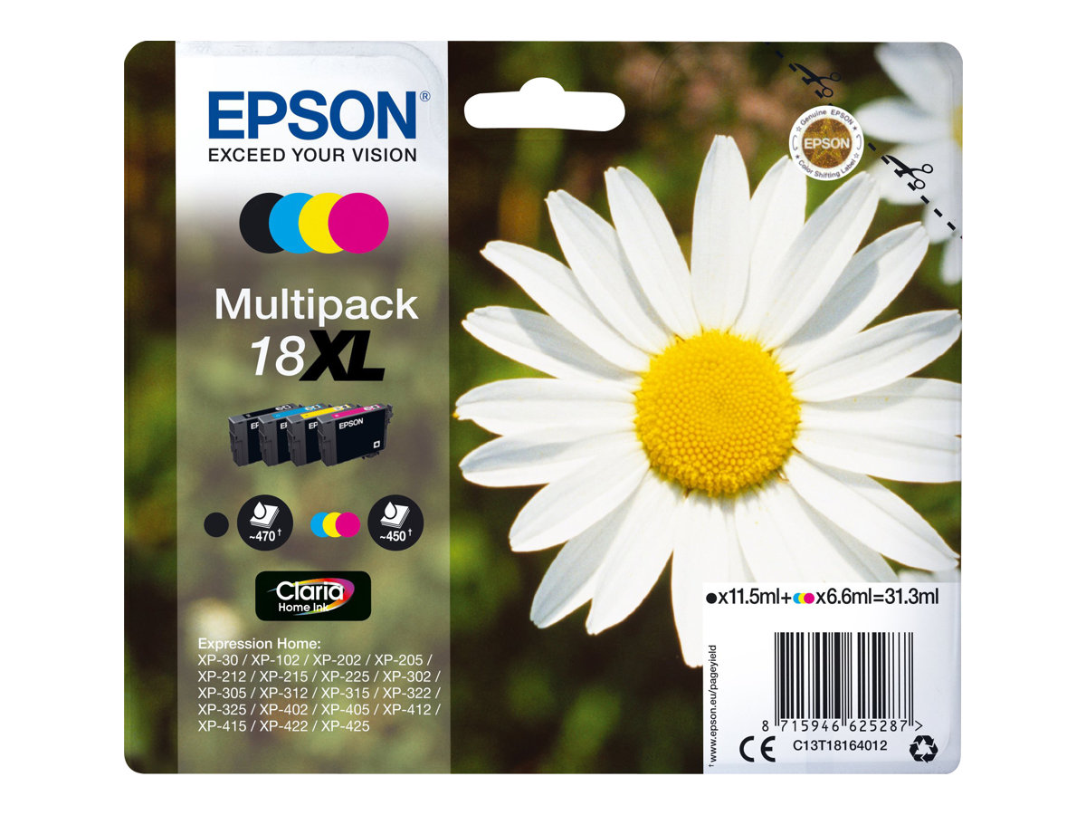 EPSON 3LB 18XL muliticol ink claria w/s