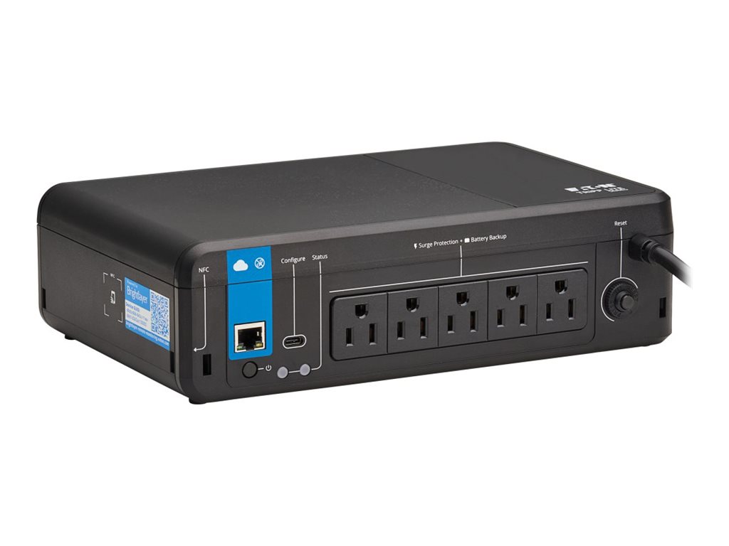 Eaton Tripp Lite Series 850VA 450W 120V Standby Cloud-Connected UPS with Remote Monitoring