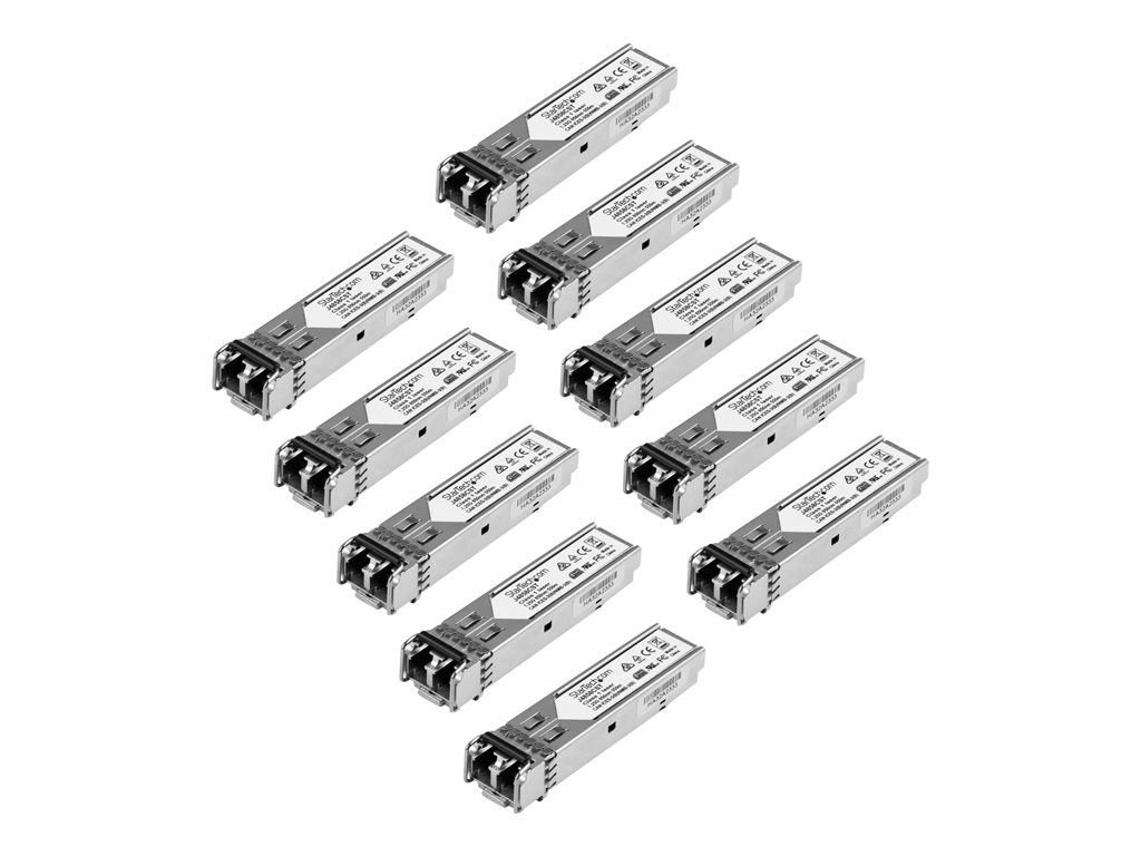 StarTech .com Paquet de 10 modules de transceiver SFP à fibre optique Gigabit
