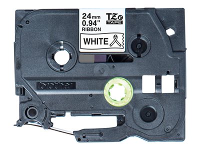 BROTHER P-Touch 24mm withe/black ribbon BROTHER P-Touch 24mm withe/black ribbon