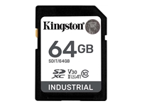 Kingston Industrial - Carte mémoire flash - 64 Go - A1 / Video Class V30 / UHS-I U3 / Class10 