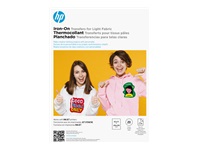 HP - Mat - ANSI A (Letter) (216 x 279 mm) 20 feuille(s) papier transferts sur T-shirt