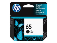HP 65 - 4 ml - black - original - blister - ink cartridge - for AMP 100, 120, 125; Deskjet 3720, 3755