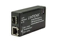 Lantronix M/GE-ISW Series - Convertisseur de média à fibre optique - 1GbE - 10Base-T, 100Base-TX, 1000Base-T, 1000Base-X 
