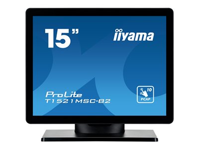 IIYAMA 38.0cm (15) T1521MSC-B2 4:3 M-Touch VGA+HDMI retail - T1521MSC-B2