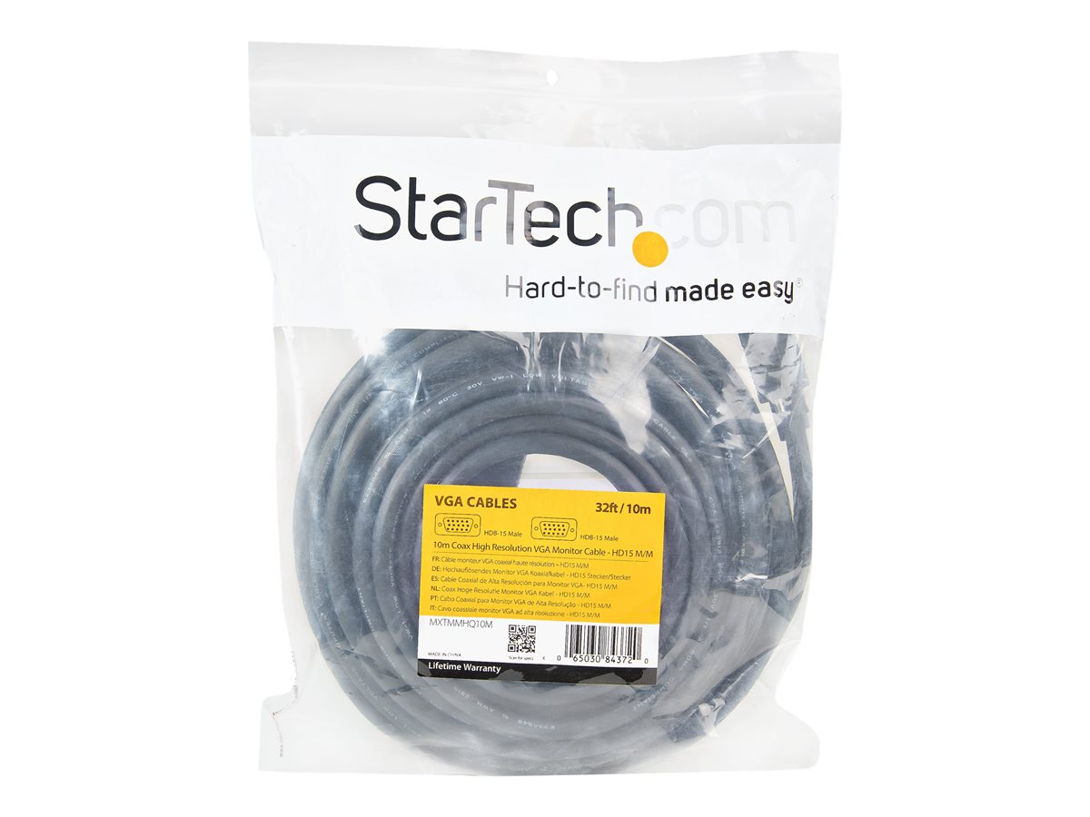 StarTech.com 10m Coax High Resolution Monitor VGA Cable HD15 M/M - kabel VGA - 10 m – foto 3
