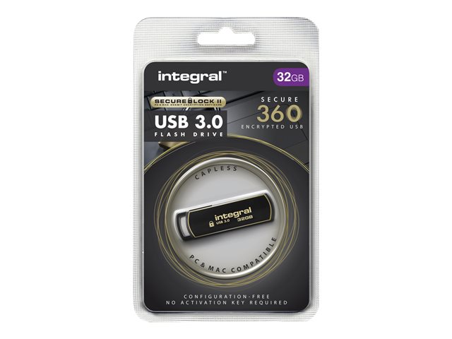 Image of Integral Secure 360 - USB flash drive - 32 GB