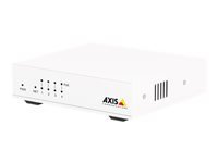 Axis D8004 - Switch - unmanaged - 4 x 10/100 (PoE+) + 1 x 10/100 - desktop - PoE+ (60 W) - for AXIS A1610-B, C1410, D3110, M3067-P, P1385-E, P1455-LE, P1455-LE-3, W400