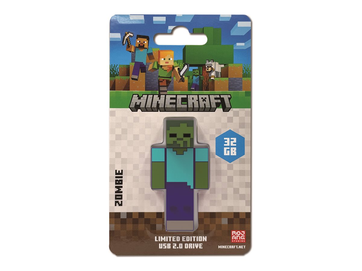 Verbatim Minecraft Zombie Limited Edition USB flash drive 32 Package view Front 77925