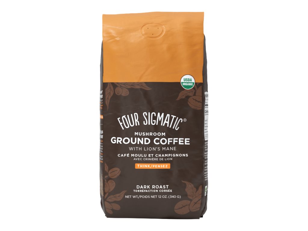 Four Sigmatic Mushroom Ground Dark Roast Coffee - Think - 340g