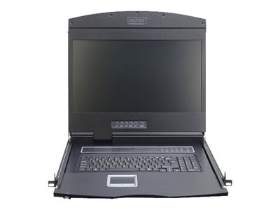 DIGITUS 48,3cm KVM Konsole 8-Port - DS-72211-4GE