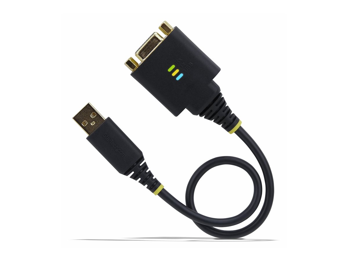 StarTech.com 1ft/30cm USB to Null Modem Serial Adapter Cable, FTDI, RS232 - USB / sériový kabel - USB do DB-9 - 30 cm – foto 4